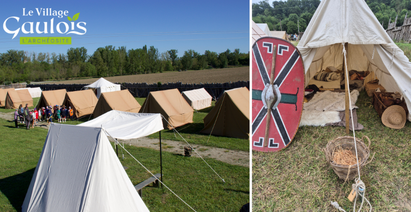 Camp romain inédit au Village Gaulois - immersion à vivre en famille