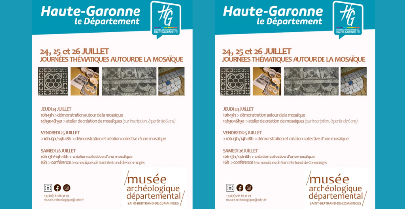 Journée autour de la mosaïque au Musée archéologique départemental de la Haute-Garonne​