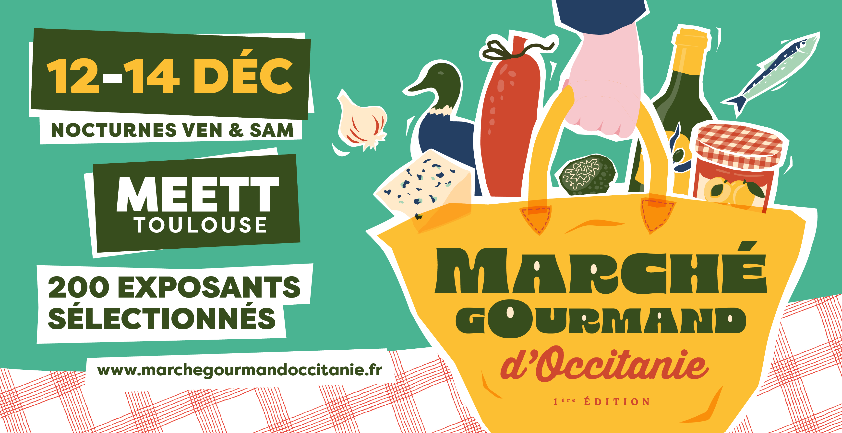 Première édition du Marché Gourmand d’Occitanie au MEETT de Toulouse