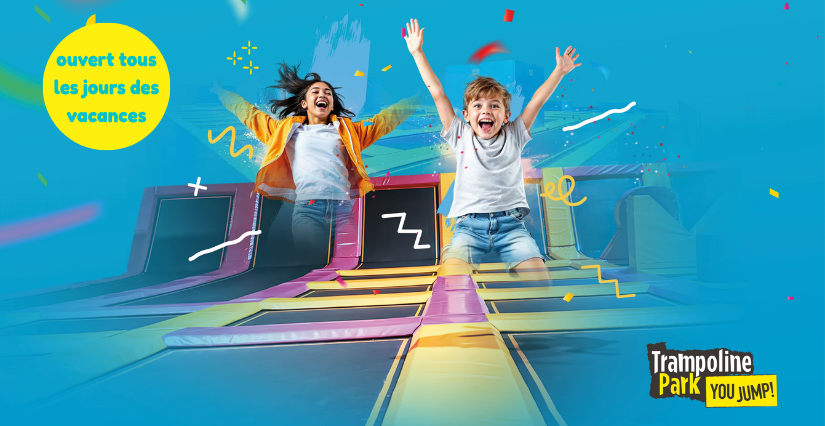 Profitez de Trampoline Park You Jump pendant toutes les vacances