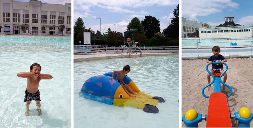 Les piscines exterieures adaptées aux enfants pendant l'été à Toulouse et  dans les environs