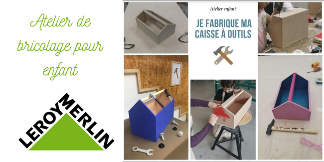 Atelier enfant : apprendre à fabriquer une caisse à outils en bois