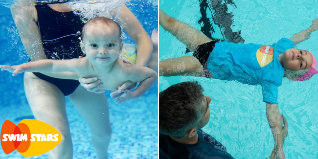 Cours de bébés nageurs, d'autorescue®, d'apprentissage de la natation et de perfectionnement avec Swim Stars à Toulouse 
