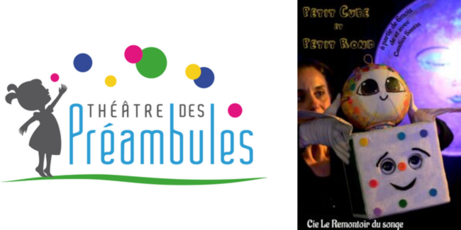 "Petit cube et petit rond", spectacle pour les tout-petits au théâtre des Préambules