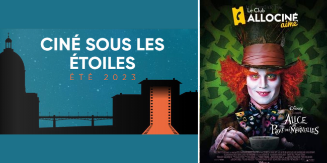 Soirée cinéma plein air : "Alice au Pays des Merveilles", en famille à Toulouse