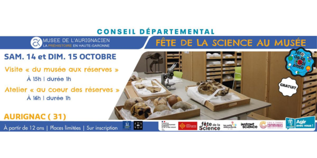Fête de la science au Musée de l'Aurignacien