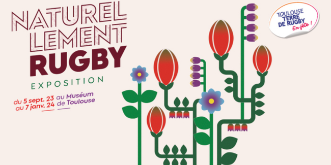 Expo Naturellement Rugby au Muséum de Toulouse