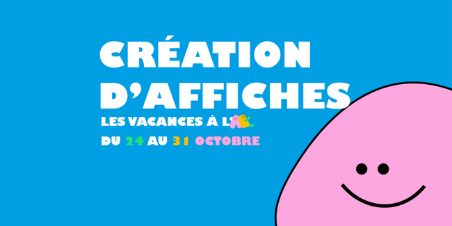 Atelier de création d'affiche de cinéma à l'ABC pendant les vacances