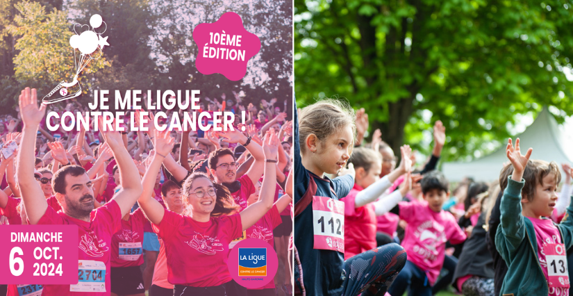 Octobre Rose, Course en famille au profit de la lutte contre le cancer
