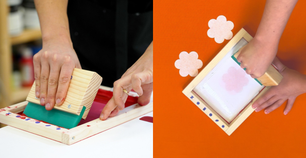 "Imprime ta ville" Stage de sérigraphie et de graphisme pour enfants de 10 à 14 ans 