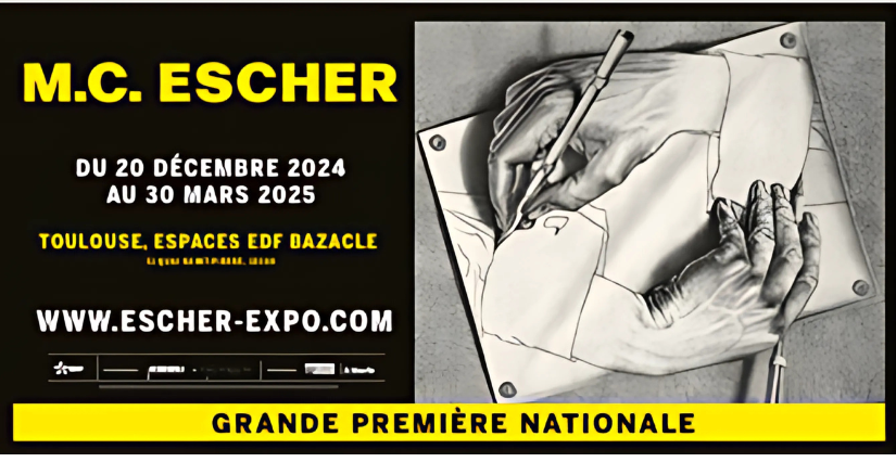 Exposition "M.C. Escher" aux Espaces EDF du Bazacle, Toulouse