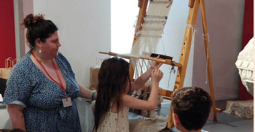 Atelier : tissage chez les Romains au Musée Saint Raymond