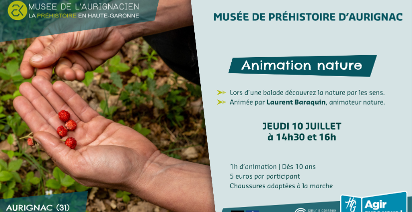 © Musée de l'Aurignacien Animation nature au Musée forum de l'Aurignacien, Aurignac