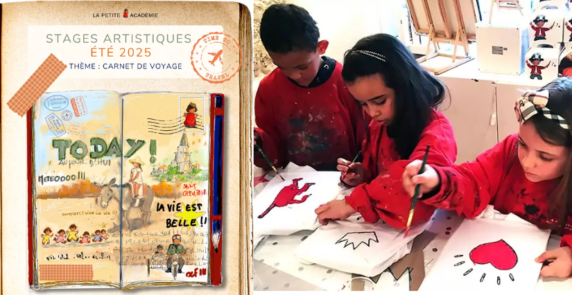 Stage artistique pendant les vacances scolaires à La Petite Académie - dès 4 ans