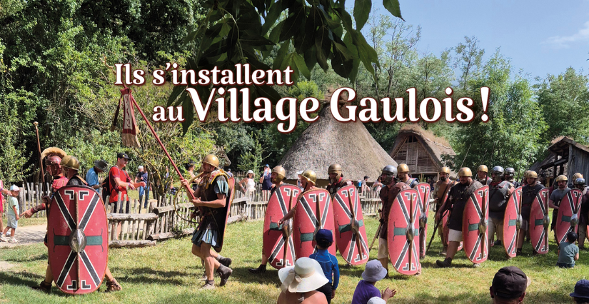 Ils s'installent au village gaulois - Evénement inoubliable à partager en famille