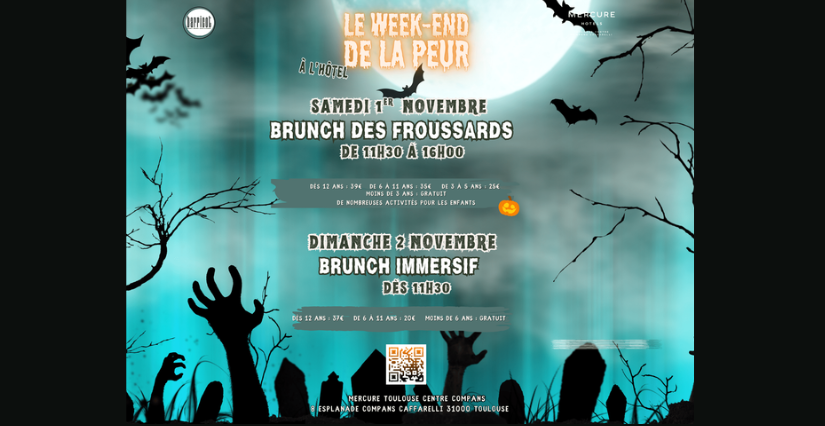 Les brunchs d’Halloween au Barricot à l'Hotel Mercure de Compans Caffarelli à Toulouse 