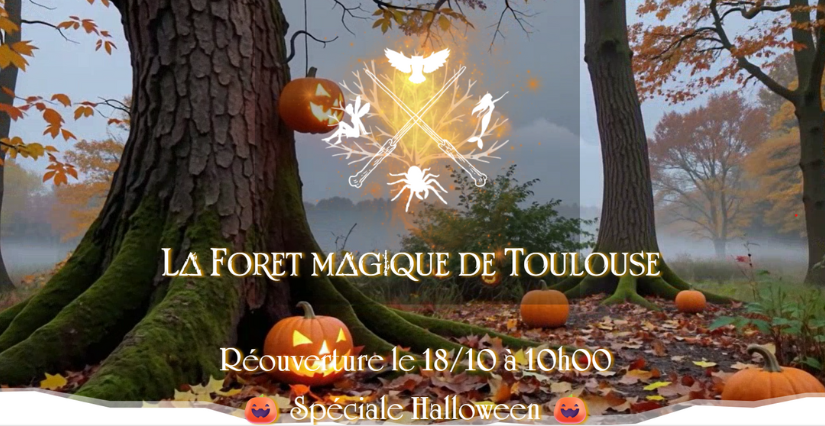 Vivez Halloween dans La Forêt Magique de Toulouse pendant les vacances de la Toussaint
