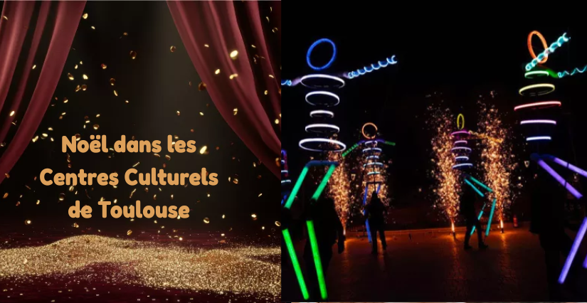 Spectacle nocturne " Elipsión " Place Ahmed Chenane à Toulouse