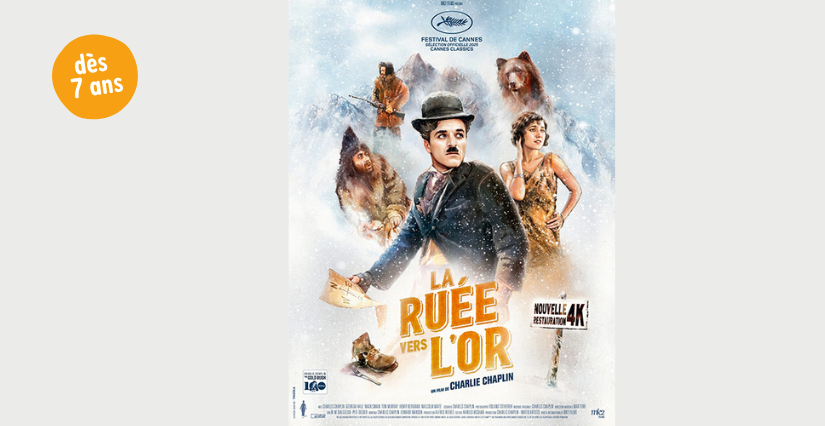 La Ruée vers l'or - Séance anniversaire et goûter de Noël au ciné ABC