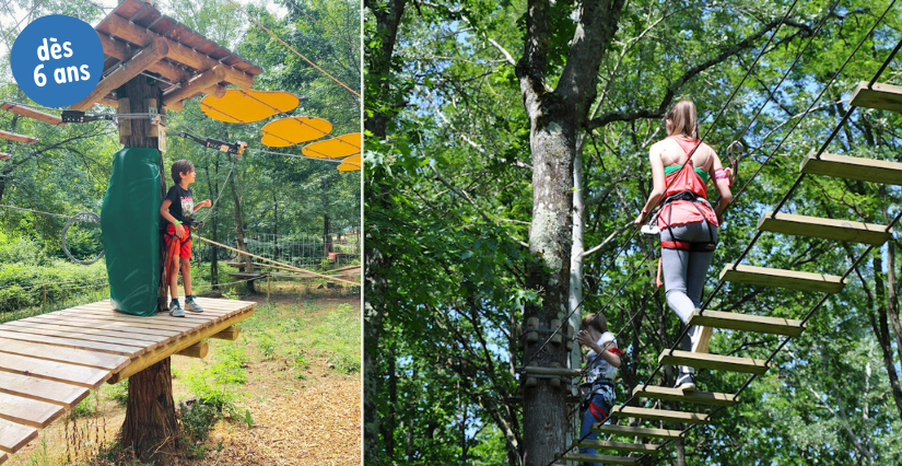 Accrobranche - Un anniversaire pour s'amuser en plein air entre copains chez Natura Game