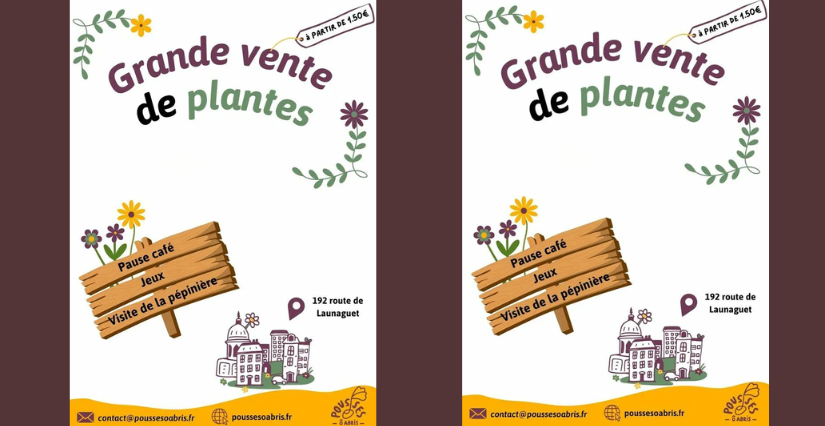Grande vente de plantes à la pépinière Pousses Ô Abris à Toulouse