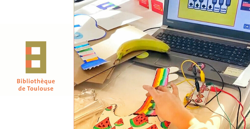 Atelier Makey-Maket à la Médiathèque - Festival Scroll