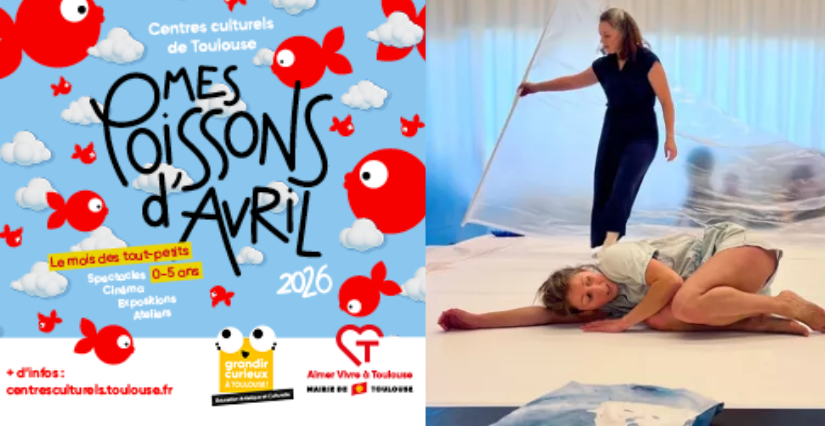 "La petite vague" spectacle de danse pour les tout-petits - Festival Mes Poissons d'avril