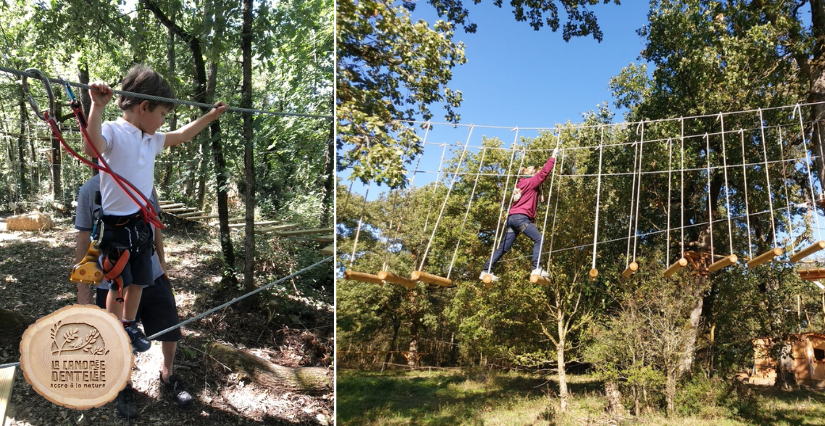 Accrobranche en famille près de Toulouse : La Canopée Dentelée