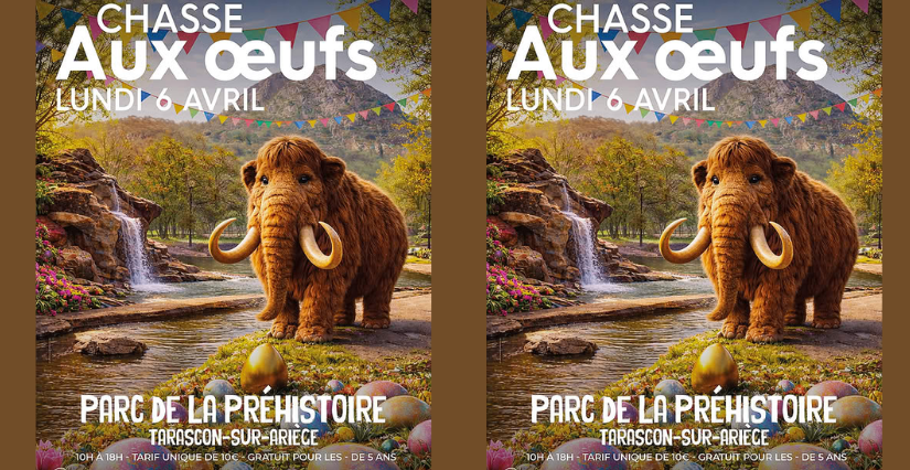 La grande Chasse aux oeufs du Parc de la Préhistoire à Tarascon sur Ariège