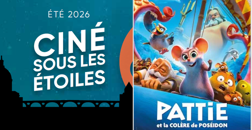 Ciné en plein air " Pattie et la colère de Poséidon" en famille