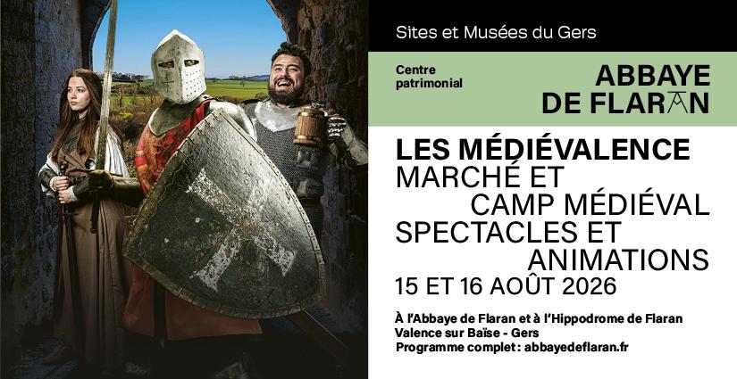 "Mediévalence" - weekend médiéval à l'Abbaye de Flaran