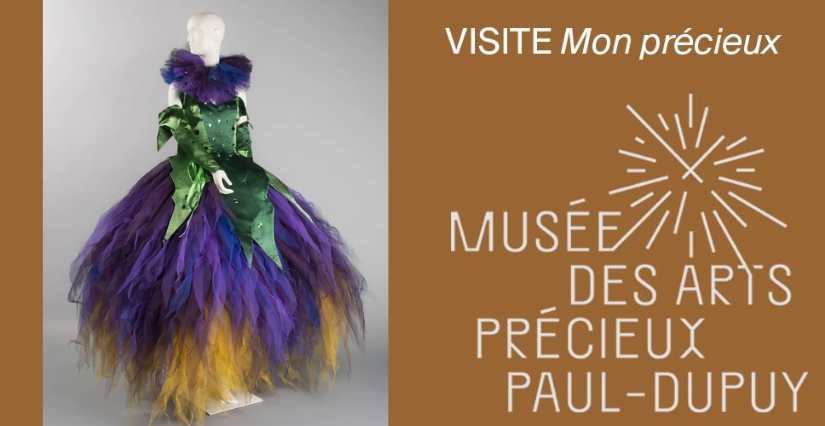 Visite Mon Précieux… « Le robe Violette de Popy Moreni » au Musée des arts précieux Paul Dupuy