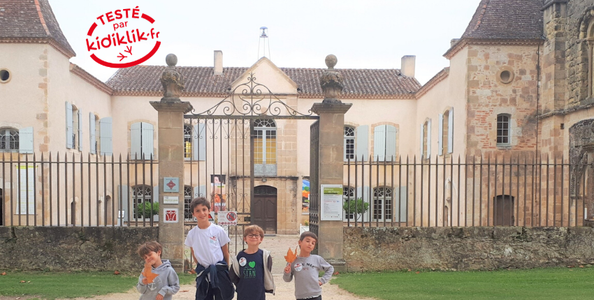 Les enfants visitent l’Abbaye de Flaran