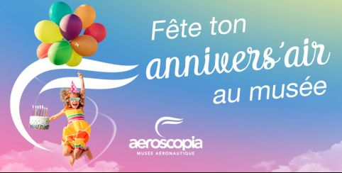 Un anniversaire plein de mystères pour les enfants au musée aeroscopia