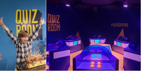 Un anniversaire original comme sur un plateau télé chez Quiz Room